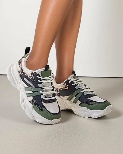 Royalfashion sieviešu sporta kedas uz biezākas zoles Aimo