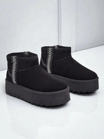 Short women's snow boots Althea