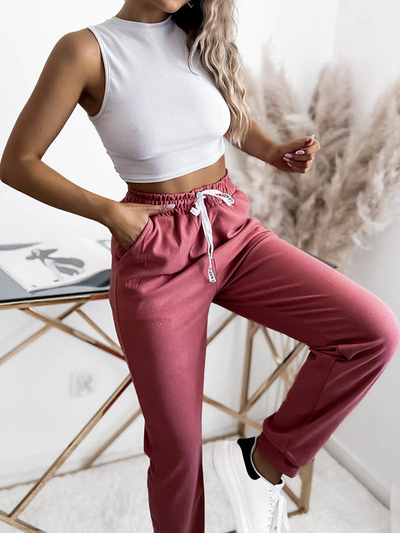 Royalfashion Dark pink women's tracksuits PLUS SIZE