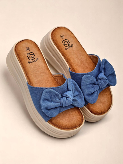 Royalfashion Женские шлепанцы на платформе Givan