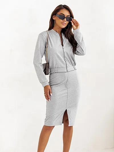 Royalfashion Повседневный женский комплект с юбкой