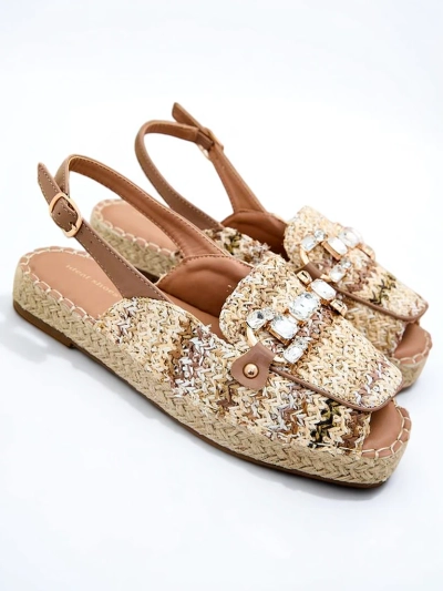 Royalfashion Sieviešu espadrilles ar atvērtu pirkstgalu