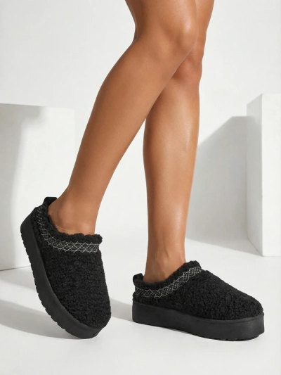 Royalfashion Short women's snow boots Sesele