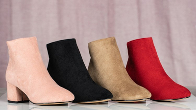 Pink boots on a higher Milagros post - Footwear 1