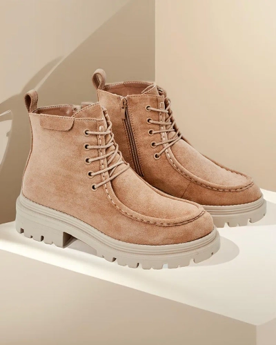 Royalfashion Women's lace-up ankle boots Rullose