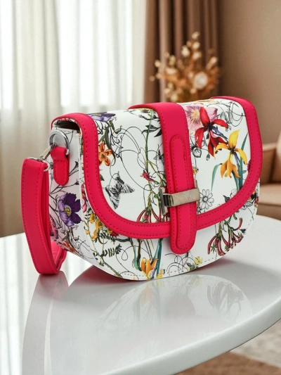 Royalfashion Women's Small Floral Faux Leather Handbag Ori Elle