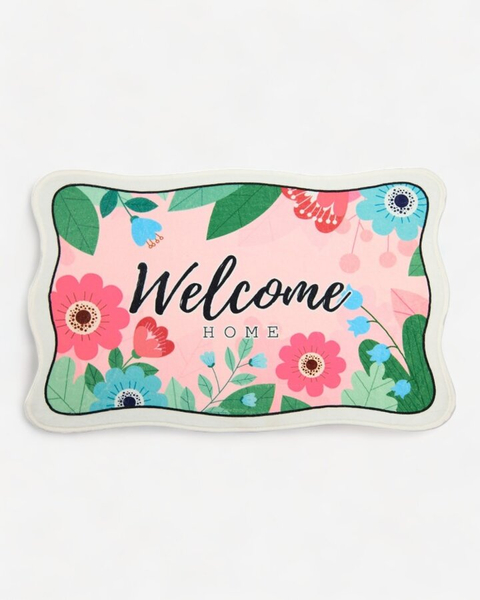 Royalfashion Floral doormat rug