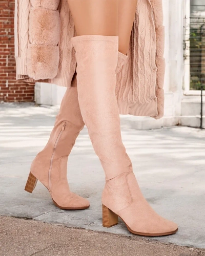 Женские сапоги выше колена Royalfashion Vecce