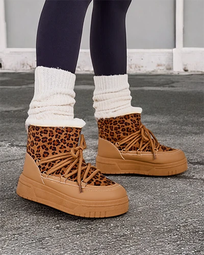 Royalfashion Women's laced snow boots Moniuc