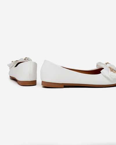 Royalfashion Women's ballerinas pointed toe with bow Retripo