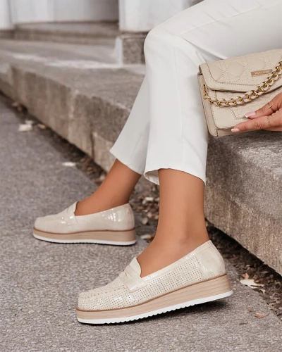 Royalfashion Openwork women's moccasins Moell