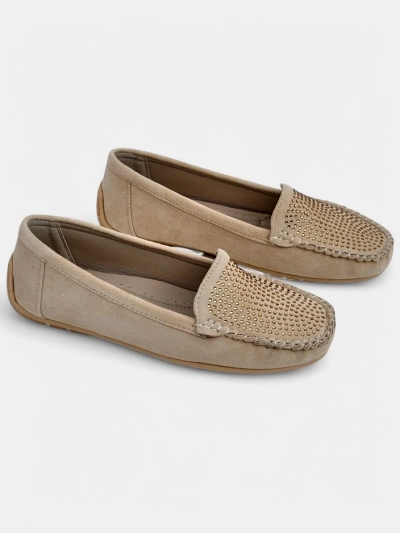 Royalfashion Sieviešu mokasīni ar pērlītēm Ezuess