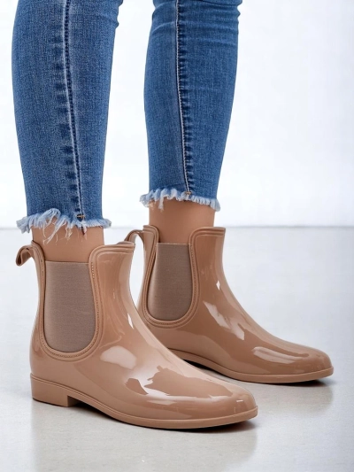 Royalfashion Women's lacquered rubber boots Seris