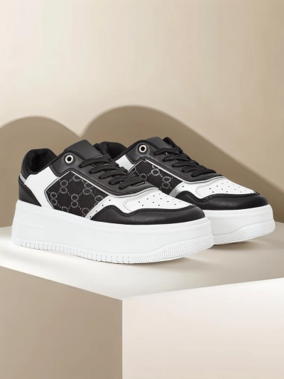 Royalfashion Women's platform sports sneakers Zezis