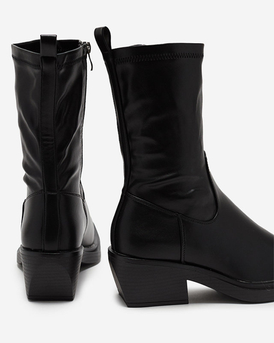 Black women's high boots Safog - Footwear