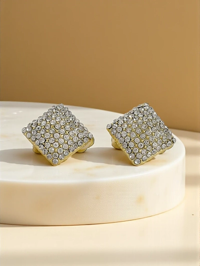 Royalfashion Women's Clip-on Earrings with Cubic Zirconia