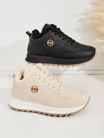 Royalfashion Утепленные женские кроссовки с мехом Casot