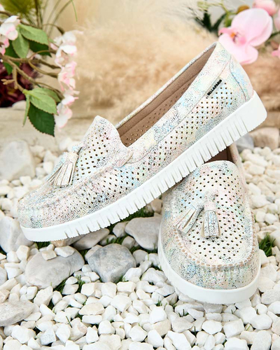 Royalfashion Women's openwork moccasins Molaffa