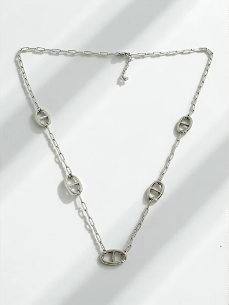 Naszyjnik Callisto Silver Placcato – chen ogniwa minimalist