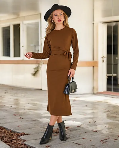 Royalfashion Sieviešu midi kleita