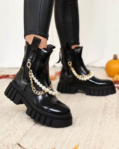 Royalfashion Black women's boots Zifosca