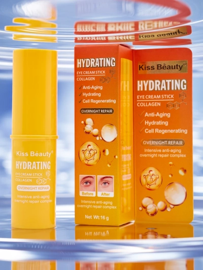 Антивозрастной, увлажняющий и восстанавливающий стик-крем для кожи вокруг глаз с коллагеном