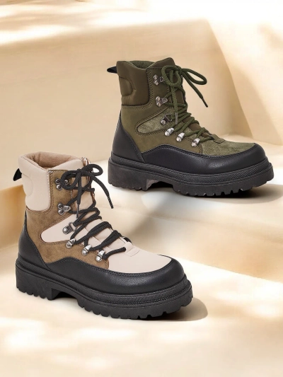 Royalfashion Women's Trapper Boots Savelly