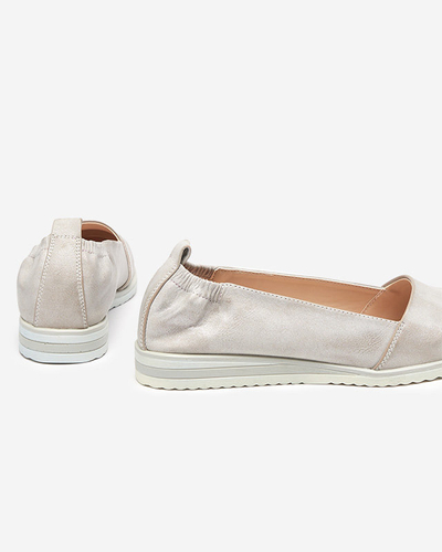 Silver Asya ballerinas - Shoes