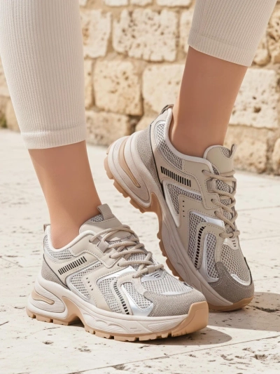 Aurelia Luna women's Royalfashion sneakers laced ecru