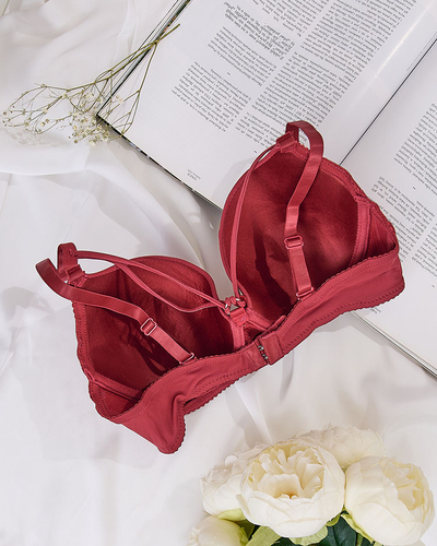 Royalfashion Women's bra with decorative straps