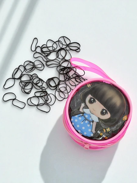 Royalfashion Lavakoloraj silikonaj harbendoj en ornama pakaĵo