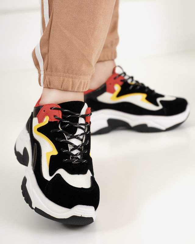 Women's black sports sneakers Aberissa - Footwear