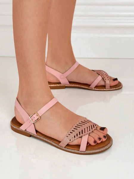 Royalfashion Woman sanals long flat fut Willow Grace