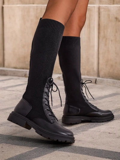 Royalfashion Women's slip-on boots Snissi