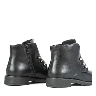 Black women&#39;s flat heel boots Retorena - Footwear 1