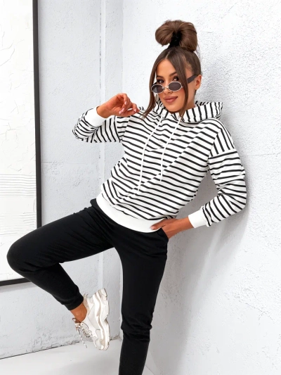 Royalfashion Women's striped tracksuit set