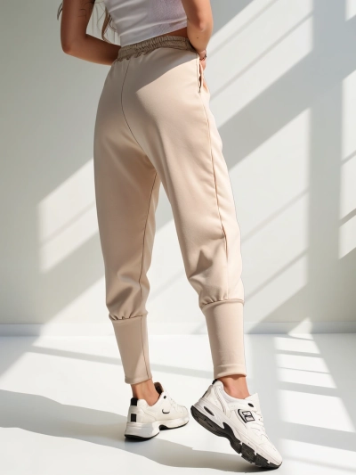 Royalfashion Women's breeches with a gold elastic waistband