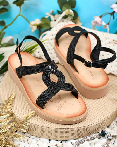 Royalfashion Sieviešu sandales Elova Zirconia