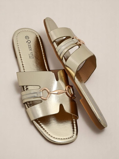 Royalfashion sieviešu čības ar plakanām zolēm Lina