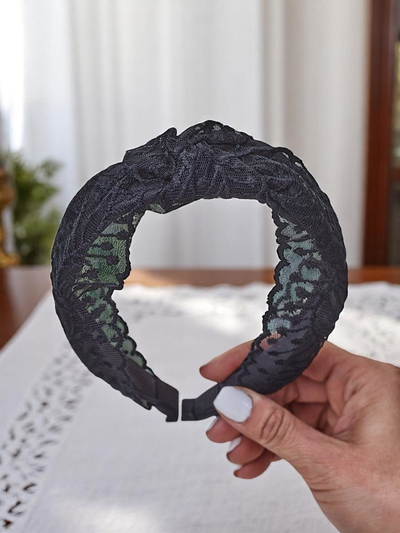 Royalfashion Mežģīņu matu lenta Koralia