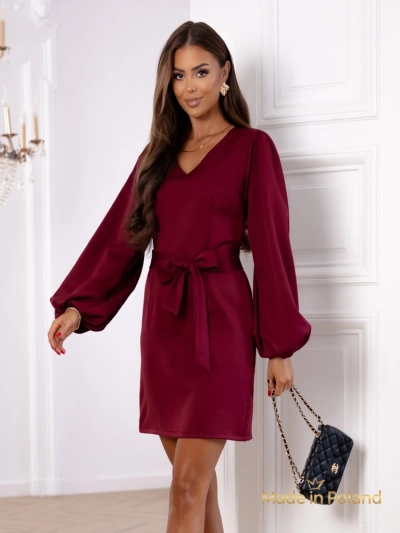 Bella Vica Women's Short Dress with Belt