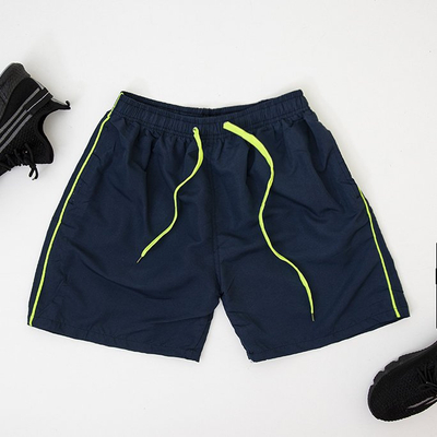 Navy blue men's sports shorts shorts - Clothing