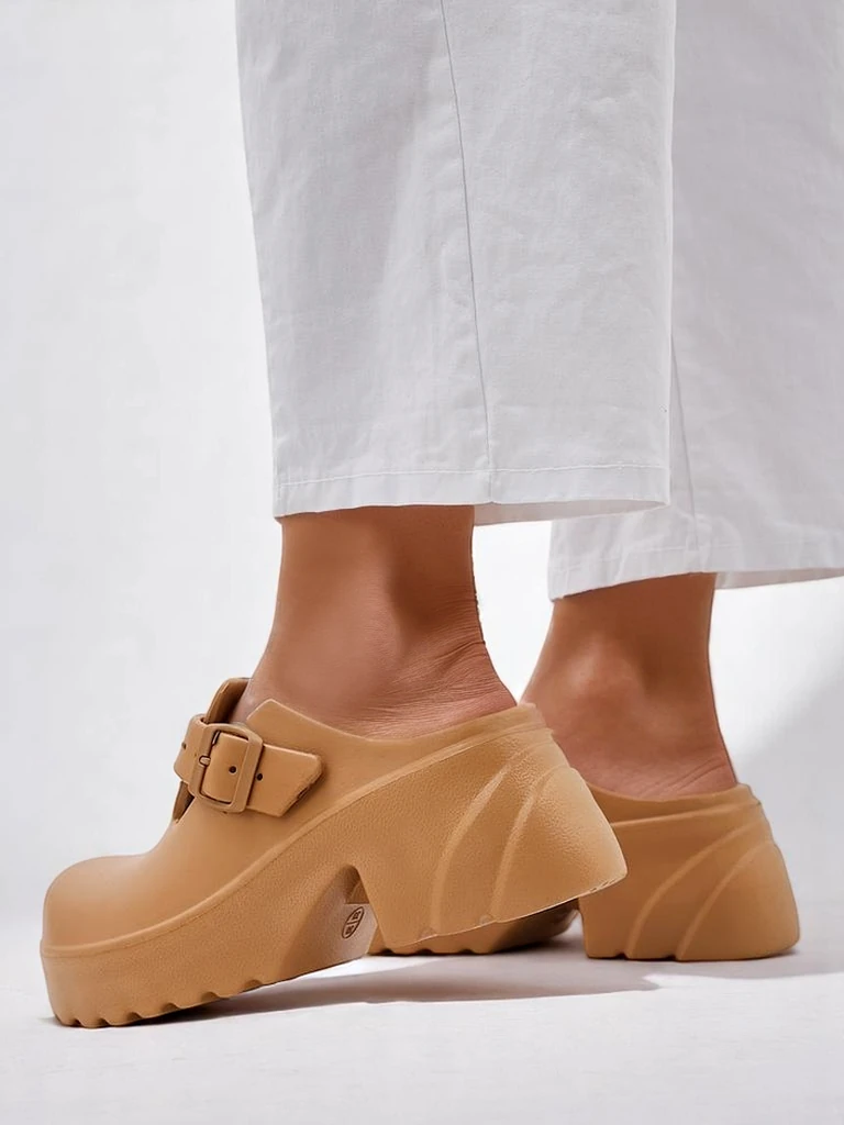 Royalfashion Sieviešu gumijas papēžu sandales Voxones