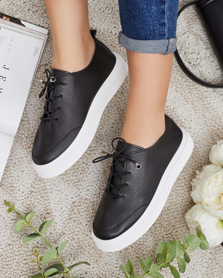 Royalfashion Sieviešu Flequis ažūra apavi