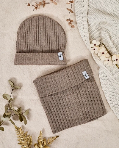 Royalfashion Universāla ziemas komplekti - cepure ar šallīti
