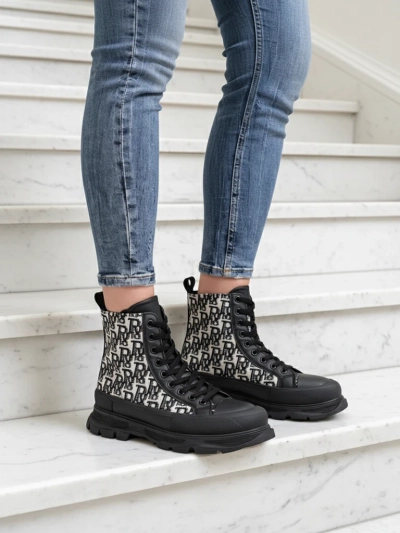 Royalfashion Sieviešu potītes zābaki ar rakstu Zoriof