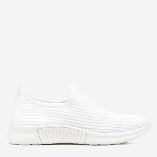 White women's slip-on sports shoes Banila - Footwear