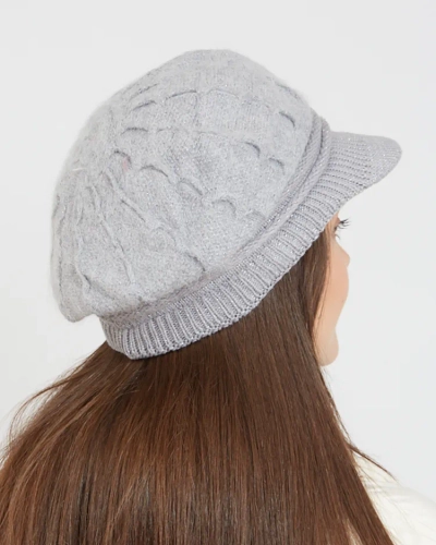 Royalfashion Women's beret with visor