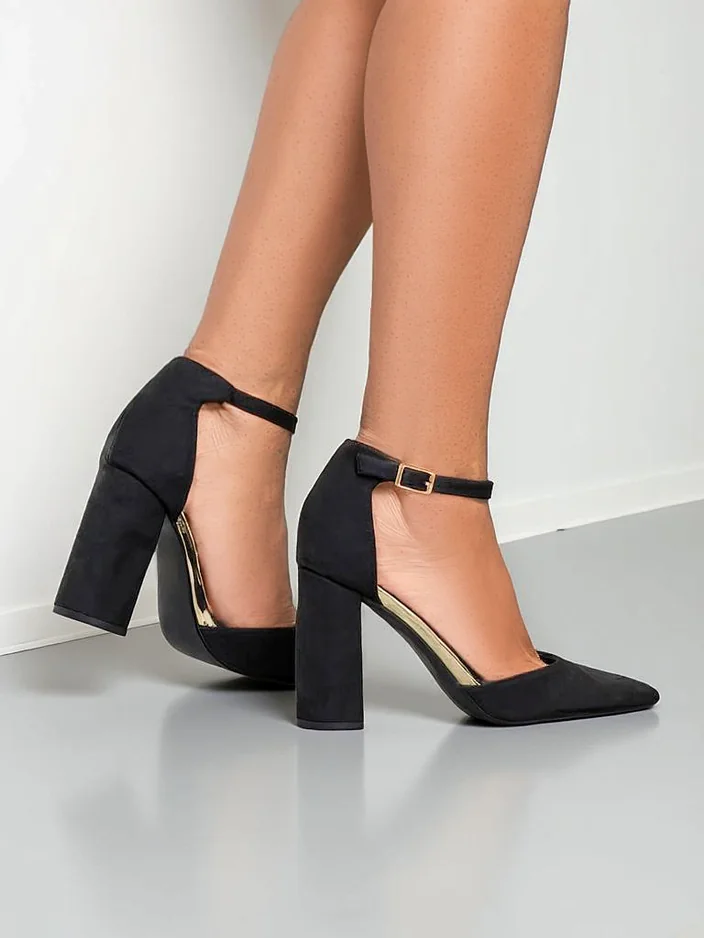 Royalfashion Sieviešu ekosamta papēžkurpes Calde