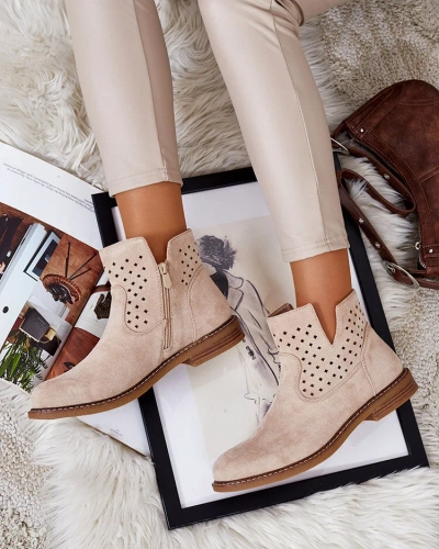 Royalfashion Light brown women's Rito boots